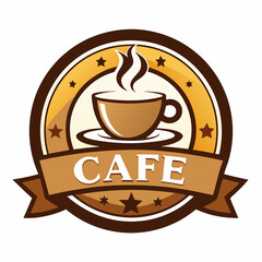 Cafe Logo Vector Art