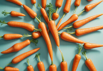 a photo of carrot on a white background made with generative AI