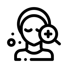 dermatology line icon