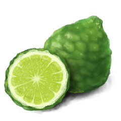 Kaffir lime, Leech lime painting