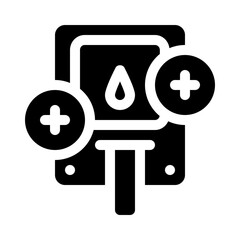 diabetes glyph icon