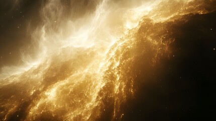 A stream of bright energy in the darkness