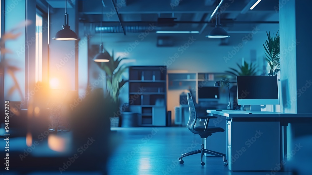 Poster automated intelligent lighting system for optimized productivity in smart office environments utiliz