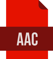 AAC File icon fill crisp corners