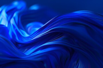 Obraz premium Abstract Blue Swirls