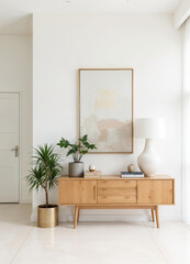 A minimalist entryway