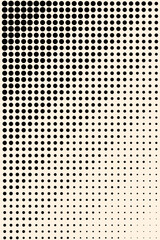 Dégradé en pointillé diagonale. Ensemble de points 