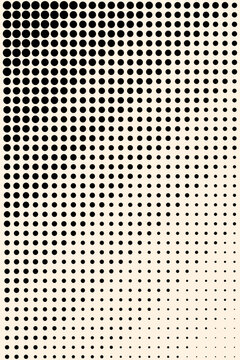 D&eacute;grad&eacute; en pointill&eacute; diagonale. Ensemble de points 