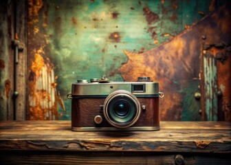 A nostalgic vintage camera sits atop a distressed background, evoking a sense of classic storytelling and timeless creativity on World Photography Day.