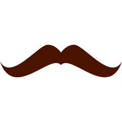 Man Mustache Flat