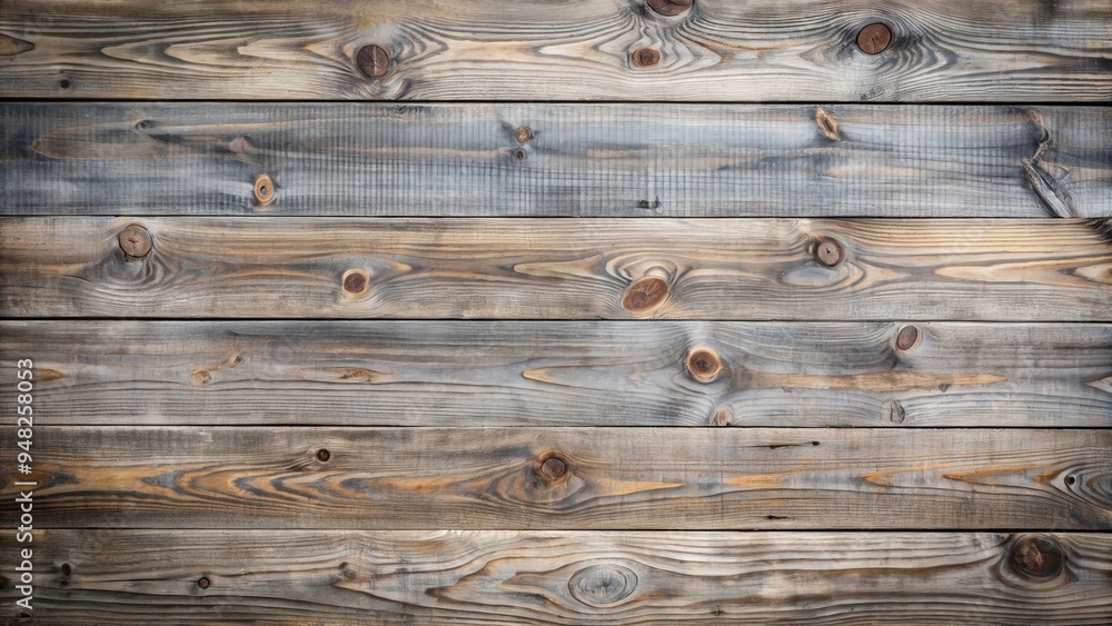 Poster empty old gray wooden boards background for rustic design