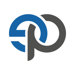 ep dg letter link logo template