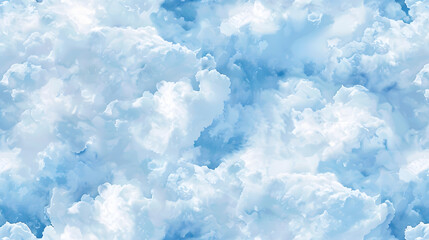 blue sky with clouds poster, high quality PNG