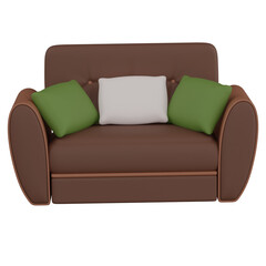 3d render couch   illustration