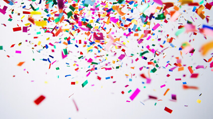 Colorful Confetti Falling