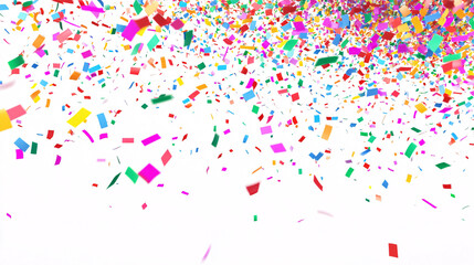 Colorful Confetti Falling
