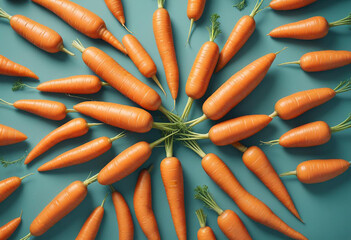a photo of carrot on a white background made with generative AI
