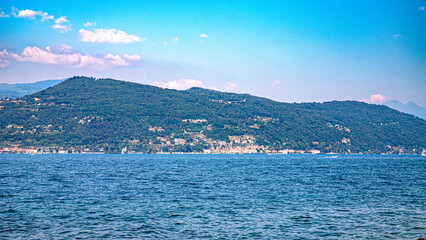 Fototapeta premium Lake Maggiore lake and in lombardia North Italy