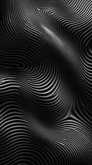 Abstract Black and White Wavy Line Texture Design Set
