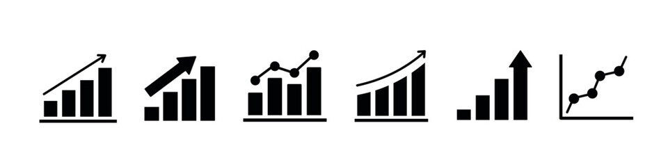 Statistics icon. Statistics icon set.