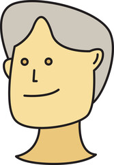 Boy Character Head Icon