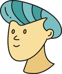 Boy Character Head Icon