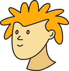 Boy Character Head Icon