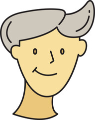 Boy Character Head Icon