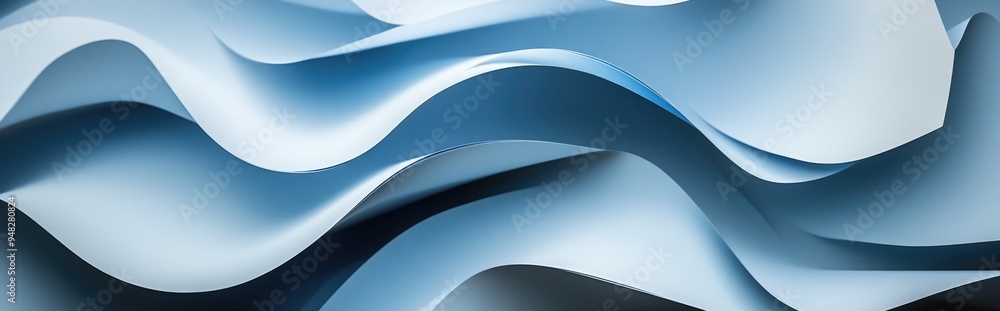 Poster 3d rendering of a paper background