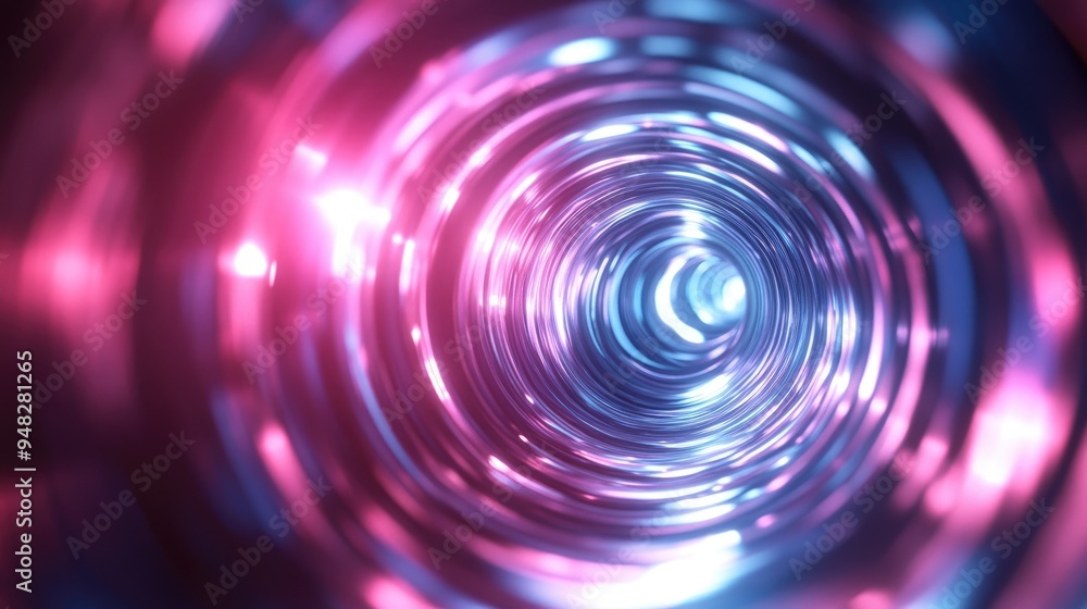 Aufkleber 3d rendering of an abstract background featuring radial motion blur