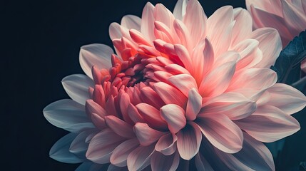 Delicate Pink Dahlia