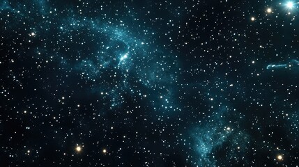 Obraz premium High definition star field background in a 3D cartoon rendering of deep space