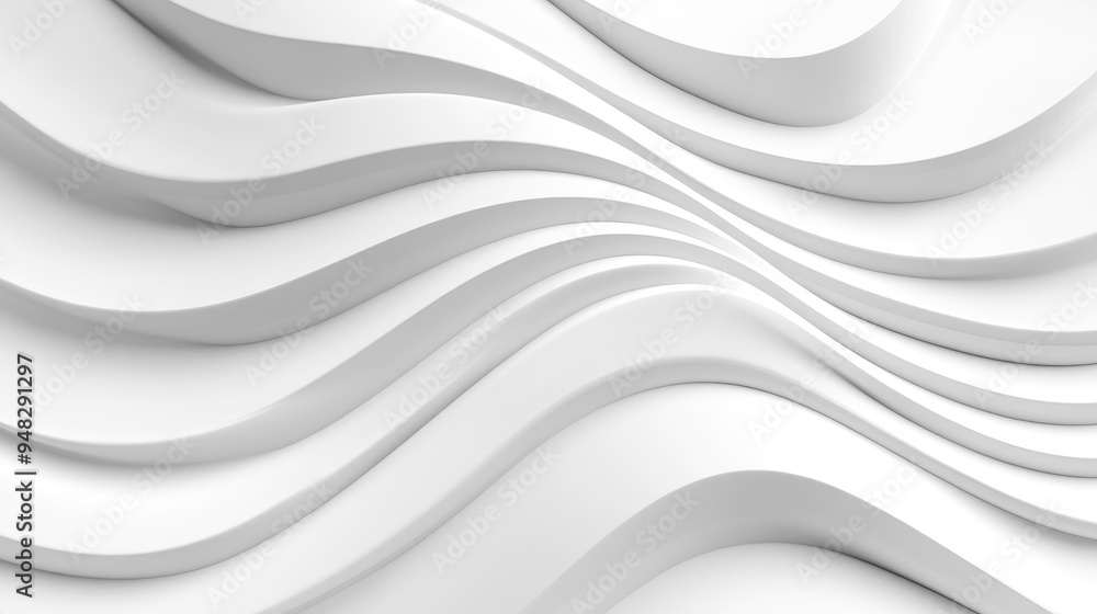 Poster white striped waves create an elegant background suitable for various design and presentation needs 