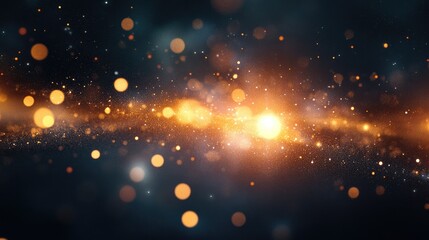 Obraz premium Lens flare effect on a dark background