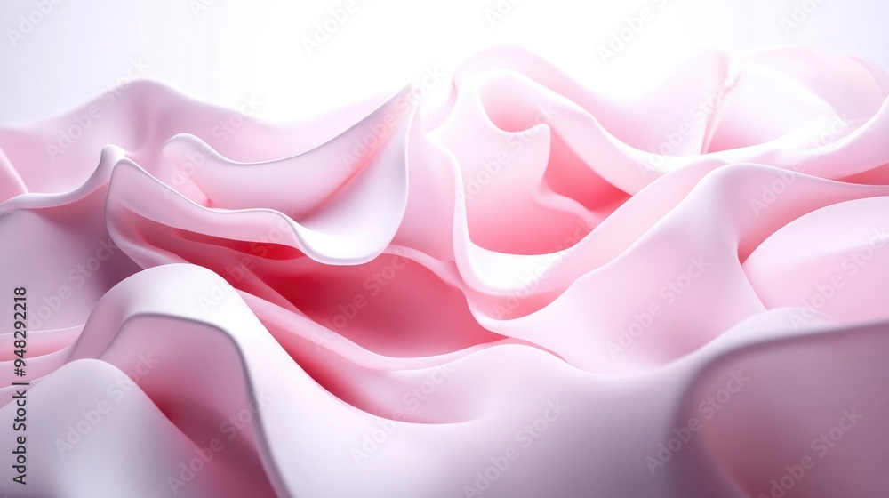 Poster high quality abstract background on a white backdrop featuring a 3d illustration and render