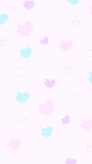 16:9 ファンシーハートパターン♪