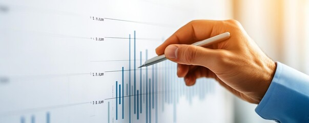 Executive business manager executing company transformation