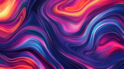 Fototapeta premium Vibrant wavy pattern suitable for backgrounds and design projects