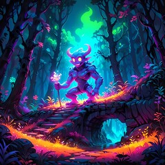 A Mystical Forest Creature