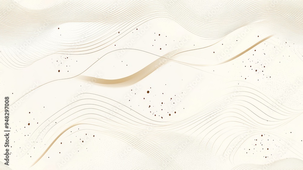 Poster this design features a minimalistic style with delicate lines and elegant dots, perfect for wallpape