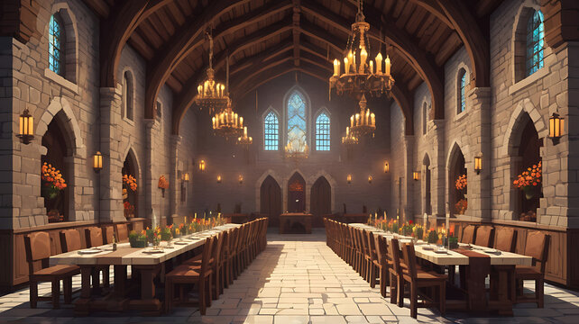 Castle Dining Hall Images – Browse 12,185 Stock Photos, Vectors, and ...