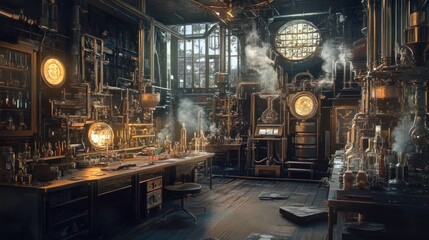 Steampunk Laboratory