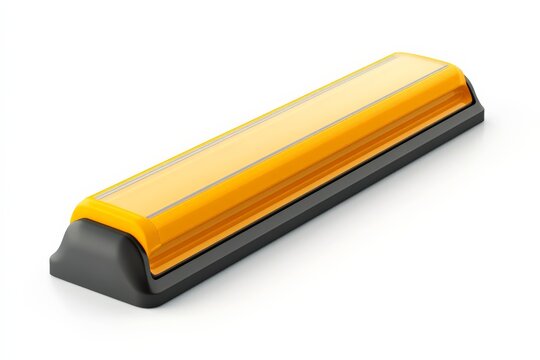 Yellow and Black Emergency Light Bar.