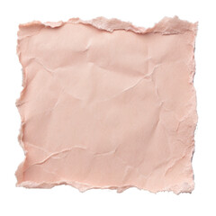 Obraz premium Light pink paper, isolated on transparent png background,