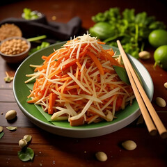 stir fried noodles with vegetables