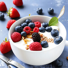 muesli with berries