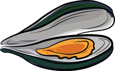 illustration Mussels