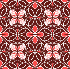 Simple fox sticker icon illustration