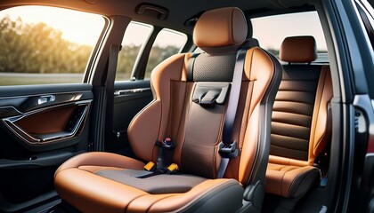 Provides a detailed and informative look at the inner workings of a car seat.