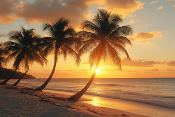 Caribbean Beach Sunset
